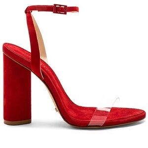 Used once Schutz Geisy Heel red size 8.5